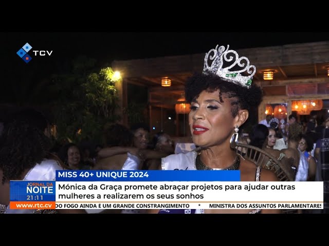 ⁣Miss 40+ Unique 2024:  Mónica da Graça  promete abraçar projetos para ajudar outras mulheres