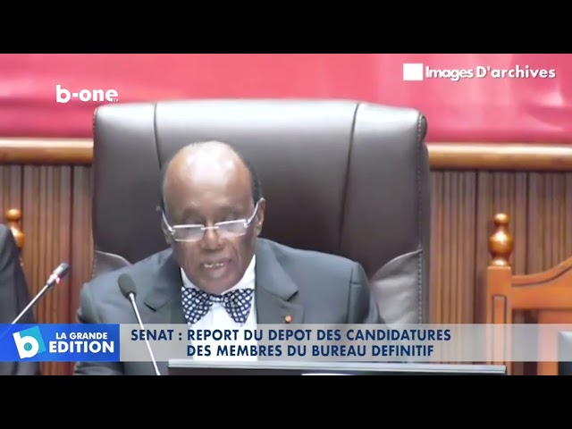 #RDC - Sénat : report du dépôt des candidatures des membres du bureau définitif