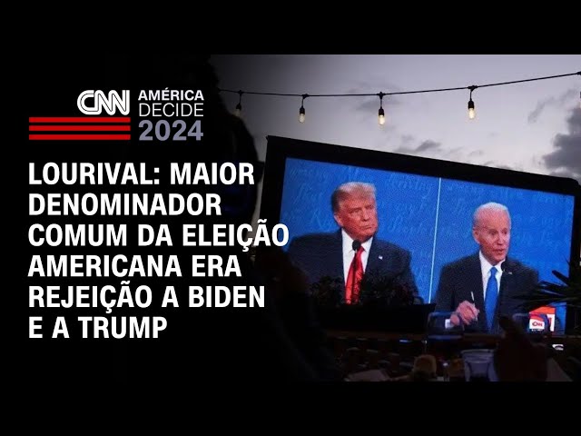 Lourival: Maior denominador comum da eleição dos EUA era rejeição a Biden e a Trump | CNN PRIME TIME