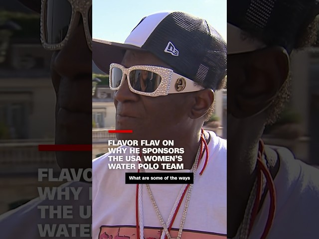 ⁣Flavor Flav on why he sponsors the USA women’s water polo team