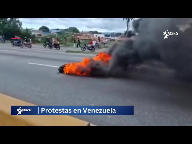 Protestas en Venezuela por resultados electorales