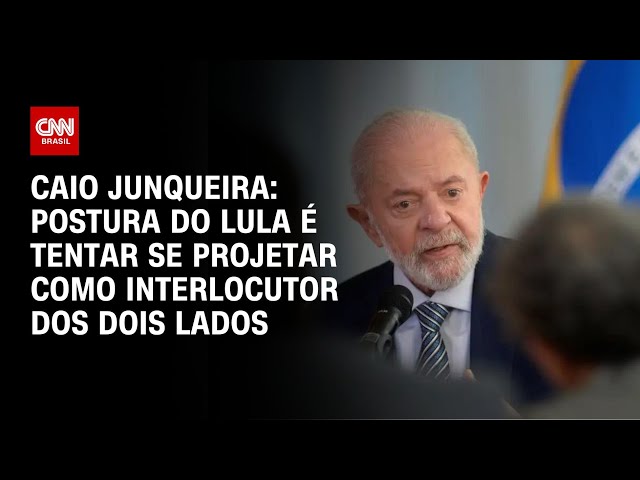 ⁣Caio Junqueira: Postura do Lula é tentar se colocar como interlocutor dos dois lados | WW