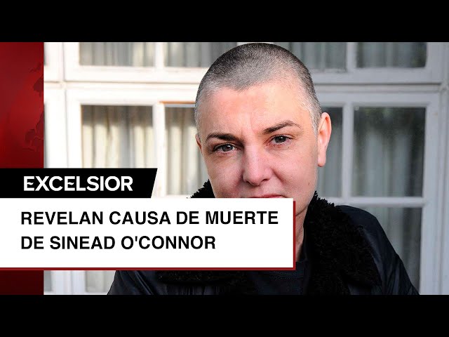 ⁣Un año después, revelan causa exacta de la muerte de Sinead O'Connor