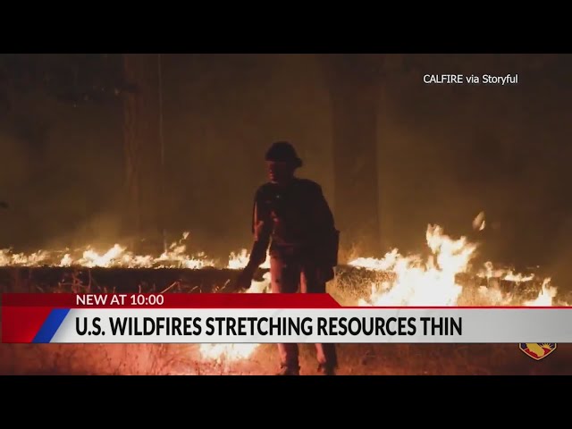 ⁣West Coast wildfires stretching resources thin