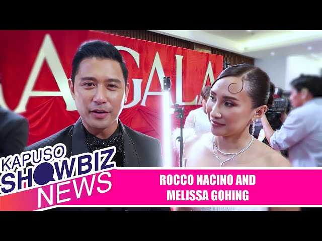 ⁣Kapuso Showbiz News: Rocco Nacino says GMA Gala 2024 is a night for wife Melissa Gohing