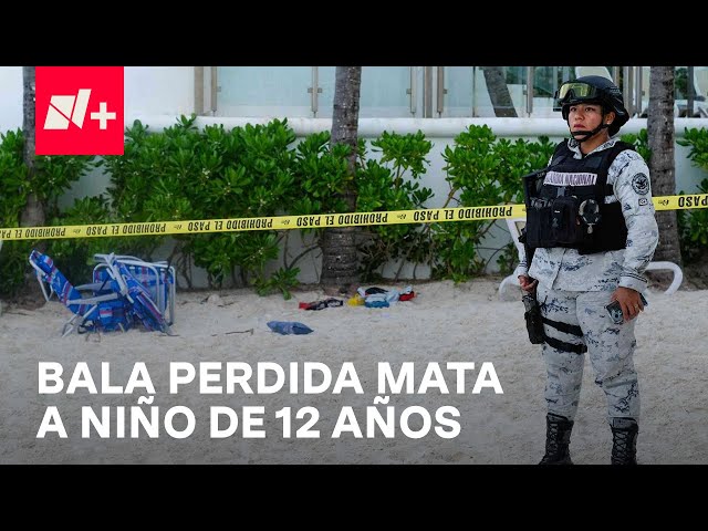 ⁣Bala perdida mata a menor de 12 años en playa de Cancún - En Punto