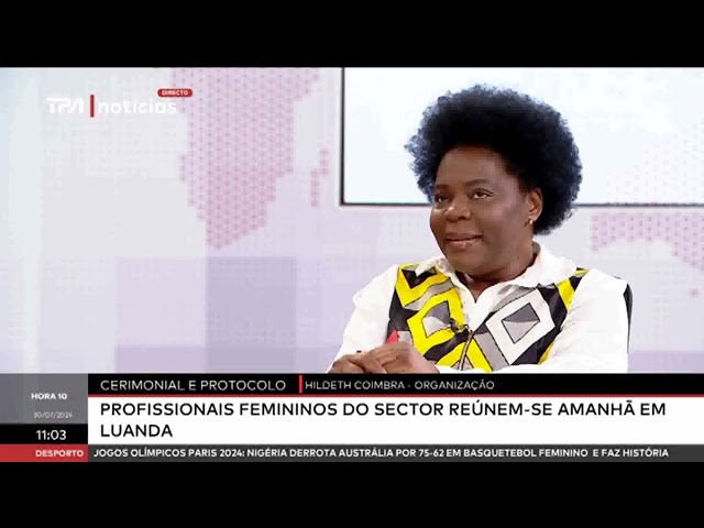 ⁣"Hora 10" Cerimonial e Protocolo - Profissionais femininos do sector reúnem-se amanhã em L