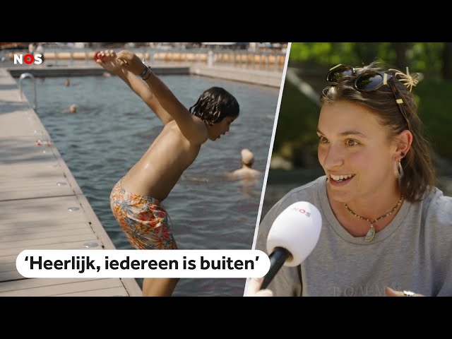 ⁣Het is warm in Parijs, maar daar zijn ze al op voorbereid