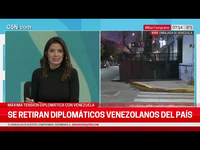 ⁣MÁXIMA TENSIÓN DIPLOMÁTICA con VENEZUELA: RETIRAN DIPLOMÁTICOS del PAÍS