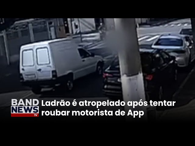 Motorista de app é baleado e consegue fugir | BandNews TV