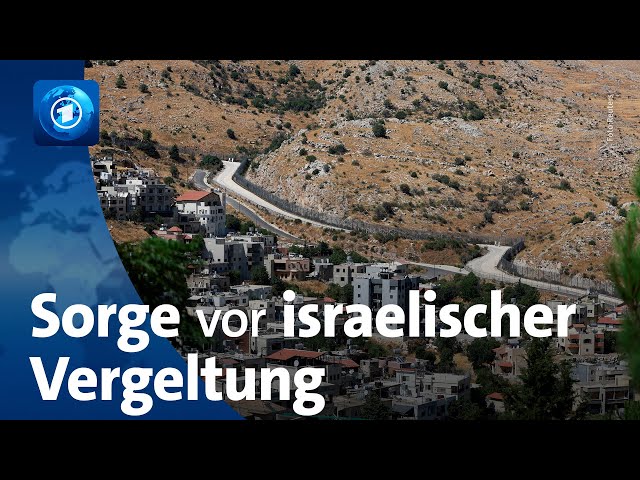 ⁣Nach Angriff auf Golanhöhen: Sorge vor einem israelischem Vergeltungsschlag