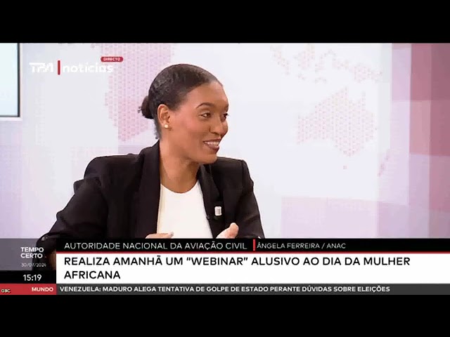 Autoridade Nacional da Aviação Civil realiza amanhã um "Webinar" alusivo ao dia da Mulher 