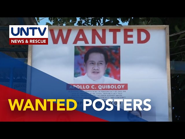 ⁣PNP releases Wanted poster featuring Quiboloy, co-accused in Davao