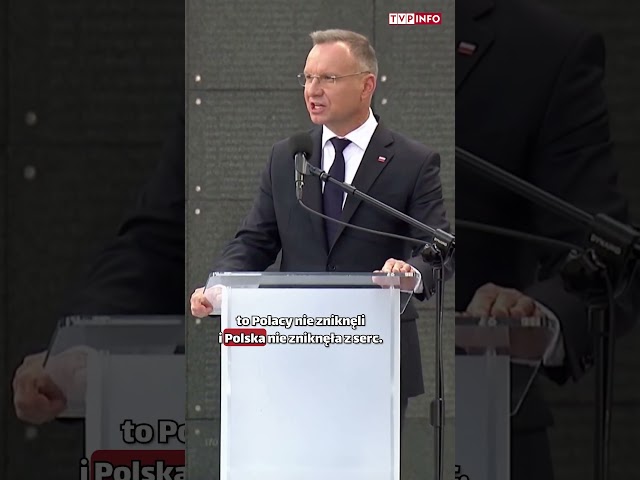 Andrzej Duda: tamto pokolenie dla ojczyzny gotowe było poświęcić wszystko #powstanie #polska #shorts