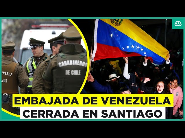 Venezolanos en Chile lamentan triunfo de Maduro: Embajada amanece cerrada en Santiago