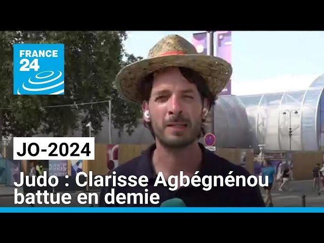 JO-2024 / Judo: battue en demie, Clarisse Agbégnénou ne pourra viser que le bronze • FRANCE 24