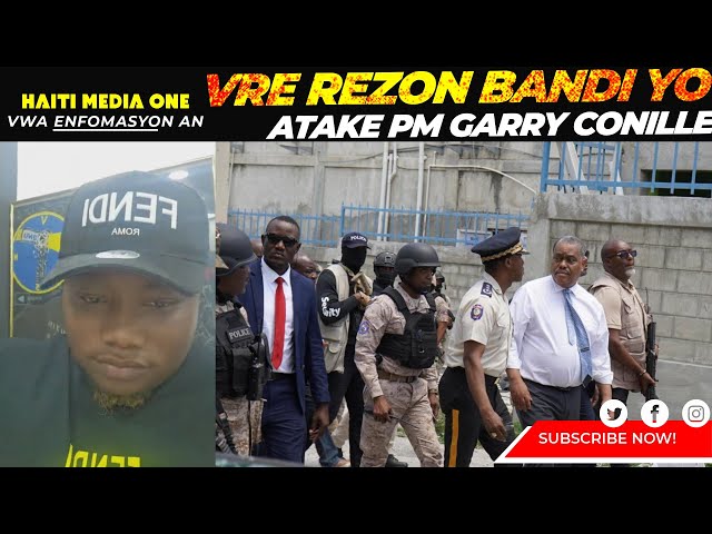 Vrè Rezon Ki Koz Bandi Yo Manke Touye PM Garry Conille, Kenya Yo Kouri Kite Zam Yo