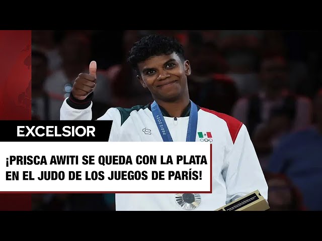 ¡Prisca Awiti se queda con la plata en el Judo de los Juegos de París!