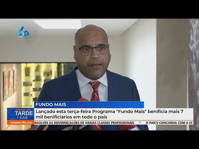 ⁣Lançado Esta Terça-feira Programa "Fundo Mais" beneficia mais 7 mil benificiários em todo 