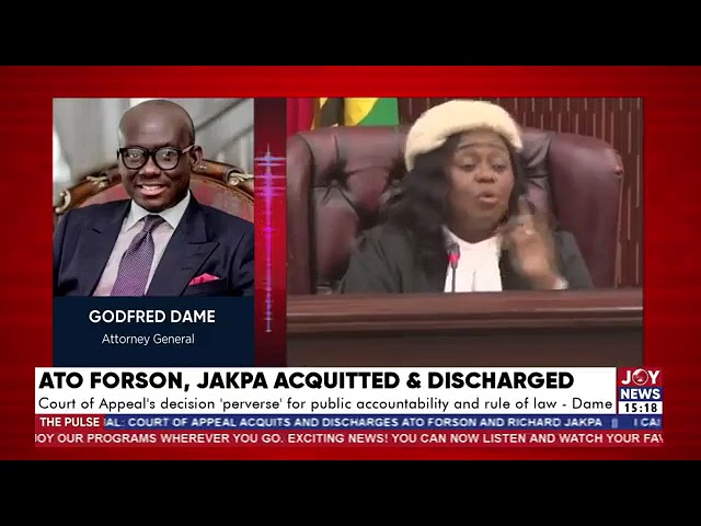 ⁣Ambulance case: Court of Appeal acquits and discharges Ato Forson, Jakpa