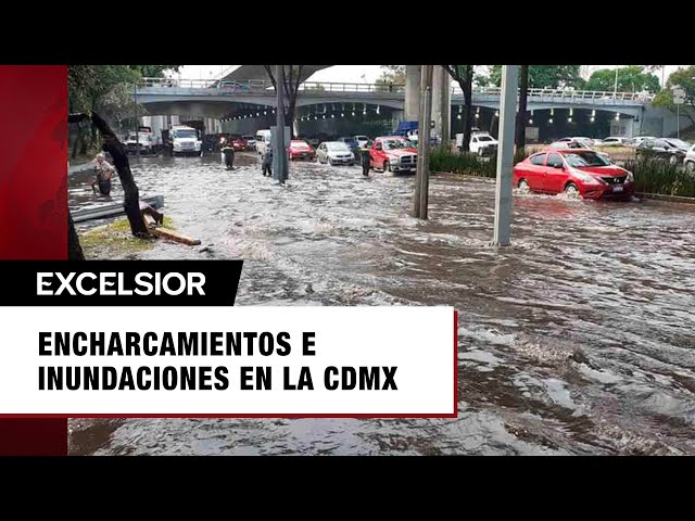 Terribles encharcamientos e inundaciones en el Valle de México