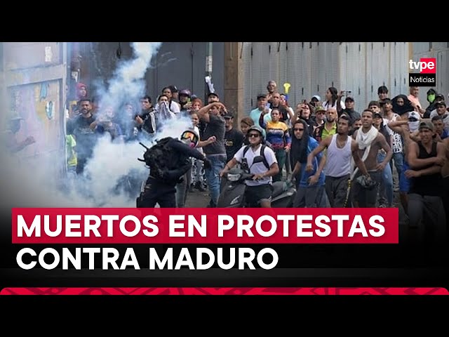 Crisis en Venezuela:al menos 6 fallecidos dejan hasta el momento protestas contra Nicolás Maduro