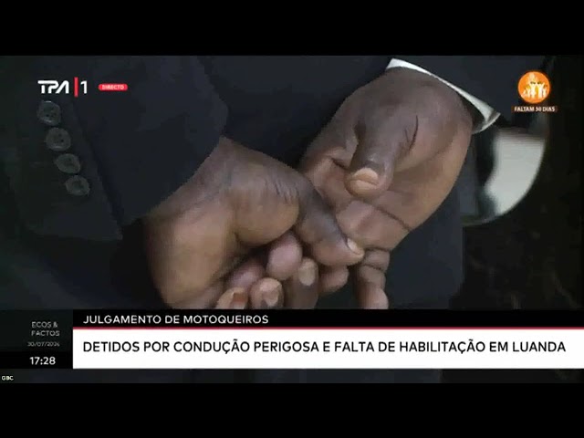 Julgamento de Motoqueiros - Detidos por condução perigosa