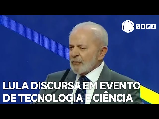 Lula discursa na 5ª edição da Conferência de Ciência, Tecnologia e Inovação