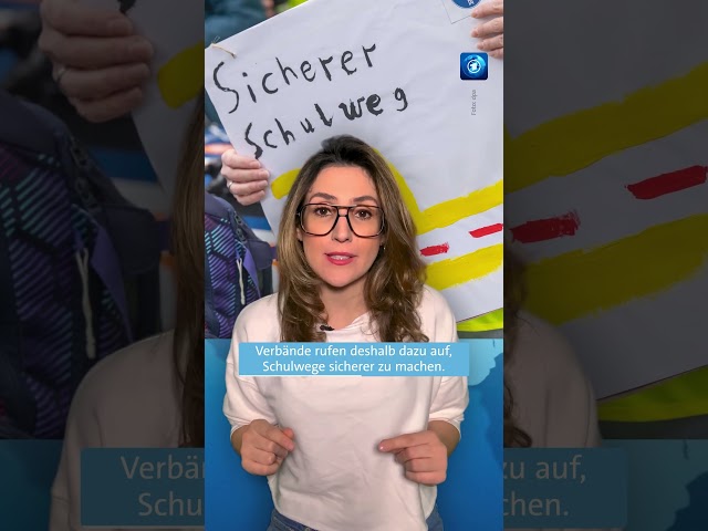 Wie sicher fühlst du dich auf dem Schulweg?  #schule #verkehr #nachrichten  #tagesschau