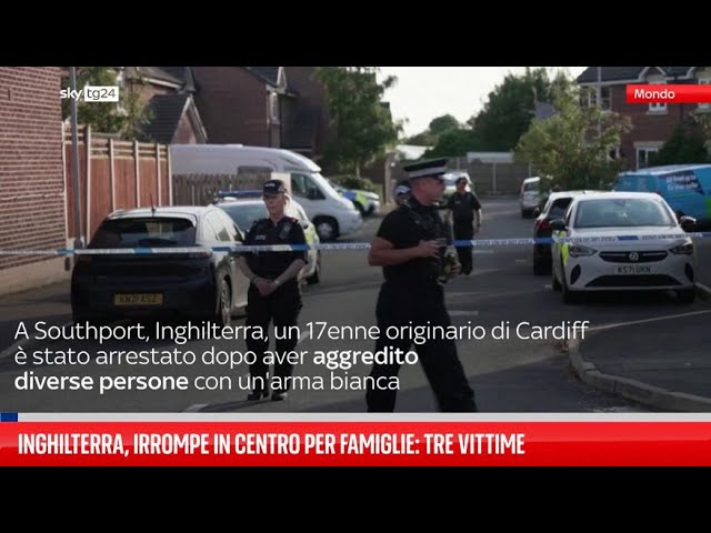 ⁣Inghilterra, aggressione in centro per famiglie: 3 vittime