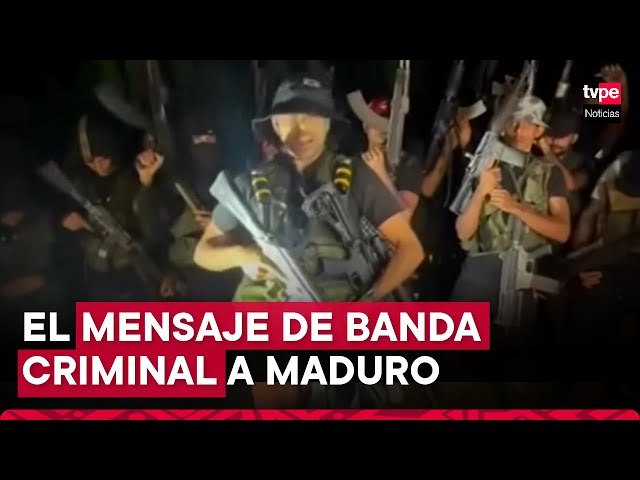 ⁣Venezuela: banda criminal ’Tren del Llano’ exige a Nicolás Maduro respetar la voluntad del pueblo