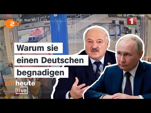 Deutscher entgeht Todesstrafe in Belarus: Welche Rolle Putin dabei spielt | ZDFheute live