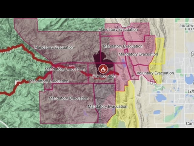 ⁣New mandatory, voluntary evacuations ordered near Loveland