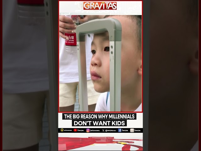 ⁣The big reason why millennials don't want kids | Gravitas | WION Shorts