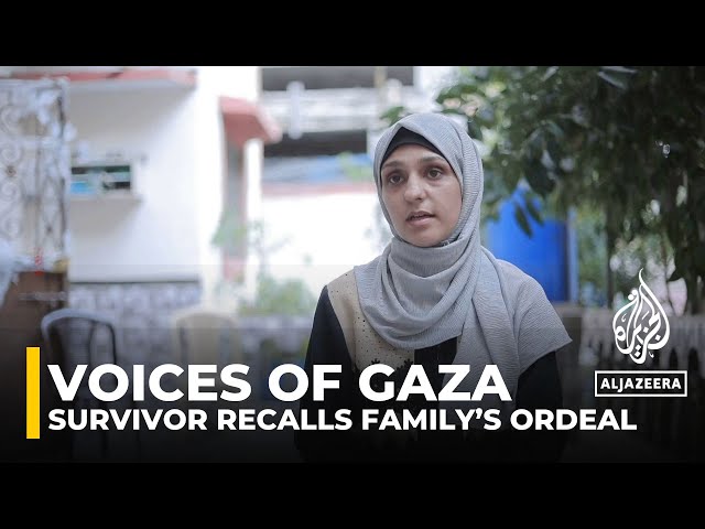 ⁣Voices of Gaza: Survivor recalls family's tragic deaths and ordeal amid Israeli nighttime strik