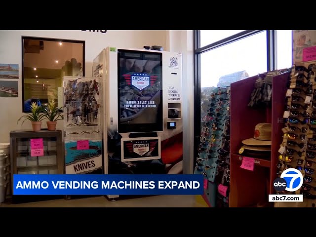 ⁣Company behind ammo vending machines plans to expand in more states, including CA