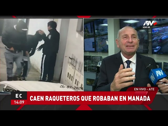 Ate: Capturan a raqueteros que robaban en manada