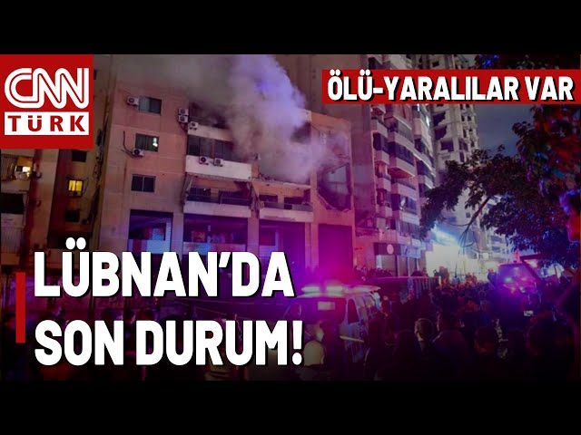 İsrail'in Vurduğu Noktada Son Durum: Beyrut'ta Ölü ve Yaralı Sayısı Artıyor...