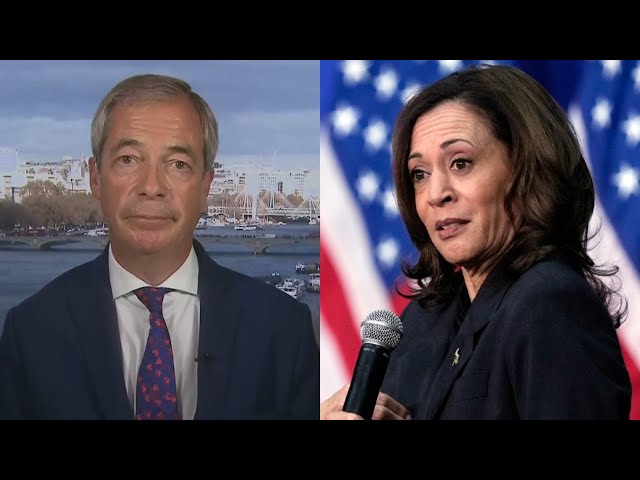 Nigel Farage slams Kamala Harris for saying Biden was ‘competent’