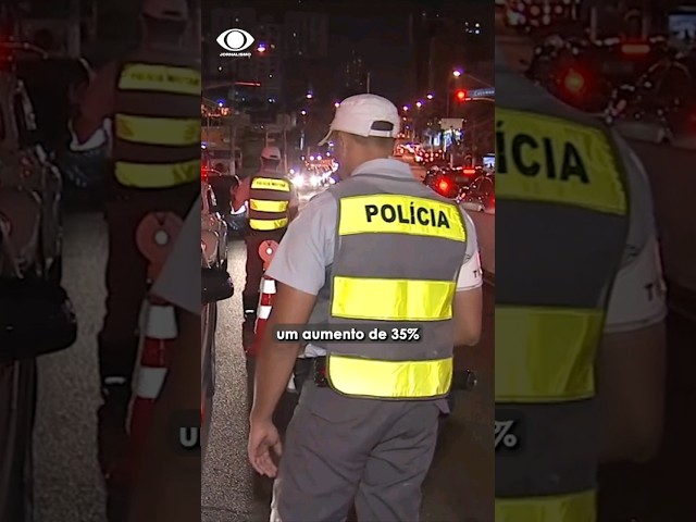 ⁣São Paulo atinge novo recorde de motoristas que se recusaram a fazer teste do bafômetro.