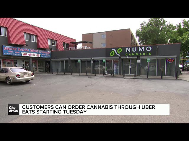 ⁣Cannabis can now be ordered through Uber Eats in Alberta