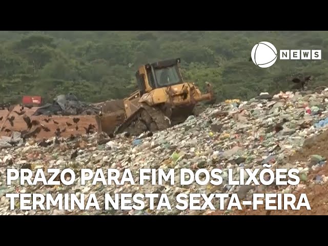 Prazo para fim dos lixões em municípios com população inferior a 50 mil termina nesta sexta-feira