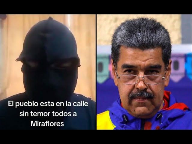 El hampa sale a favor del pueblo venezolano en protestas contra Maduro: "Él cae porque cae"