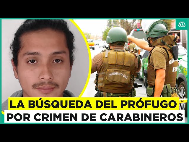 ⁣Intensa búsqueda de prófugo por crimen de carabineros en Cañete