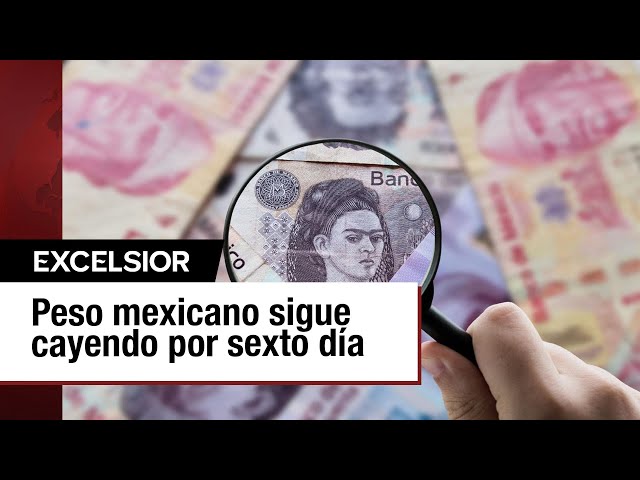 Economía mexicana continúa desacelerándose y el peso sigue cayendo