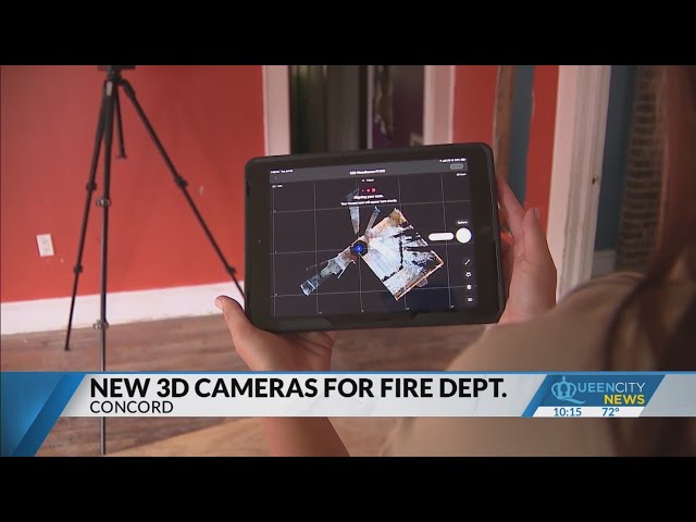 ⁣Concord Fire Department shows new 3D camera used for investigations, trainings