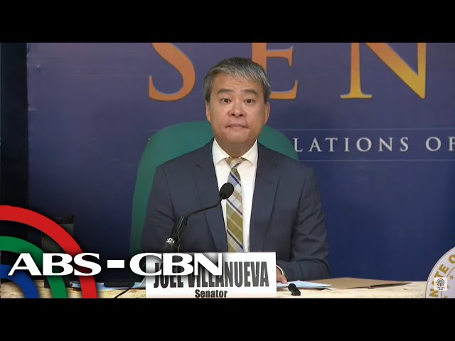 ⁣Kapihan sa Senado press conference with Sen. Joel Villanueva | ABS-CBN News