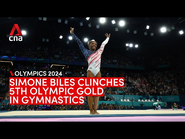 #Paris2024: Simone Biles clinches fifth Olympic gold in gymnastics