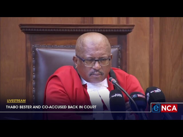 LIVESTREAM | Thabo Bester, co-accused back in court