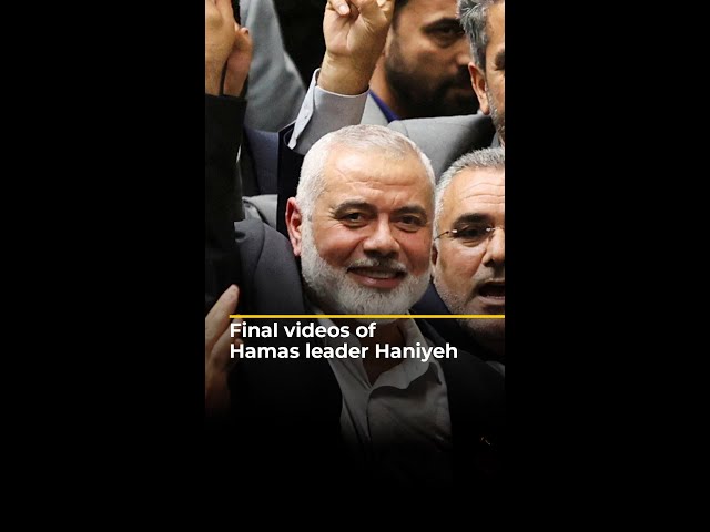 Final videos of Hamas leader Haniyeh | AJ #shorts